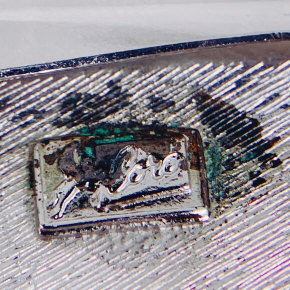 VTG Signed Trifari Coro BSK Silver Tone Brooch Lot Mid Century Rhinestone PinSet - Picture 8 of 16